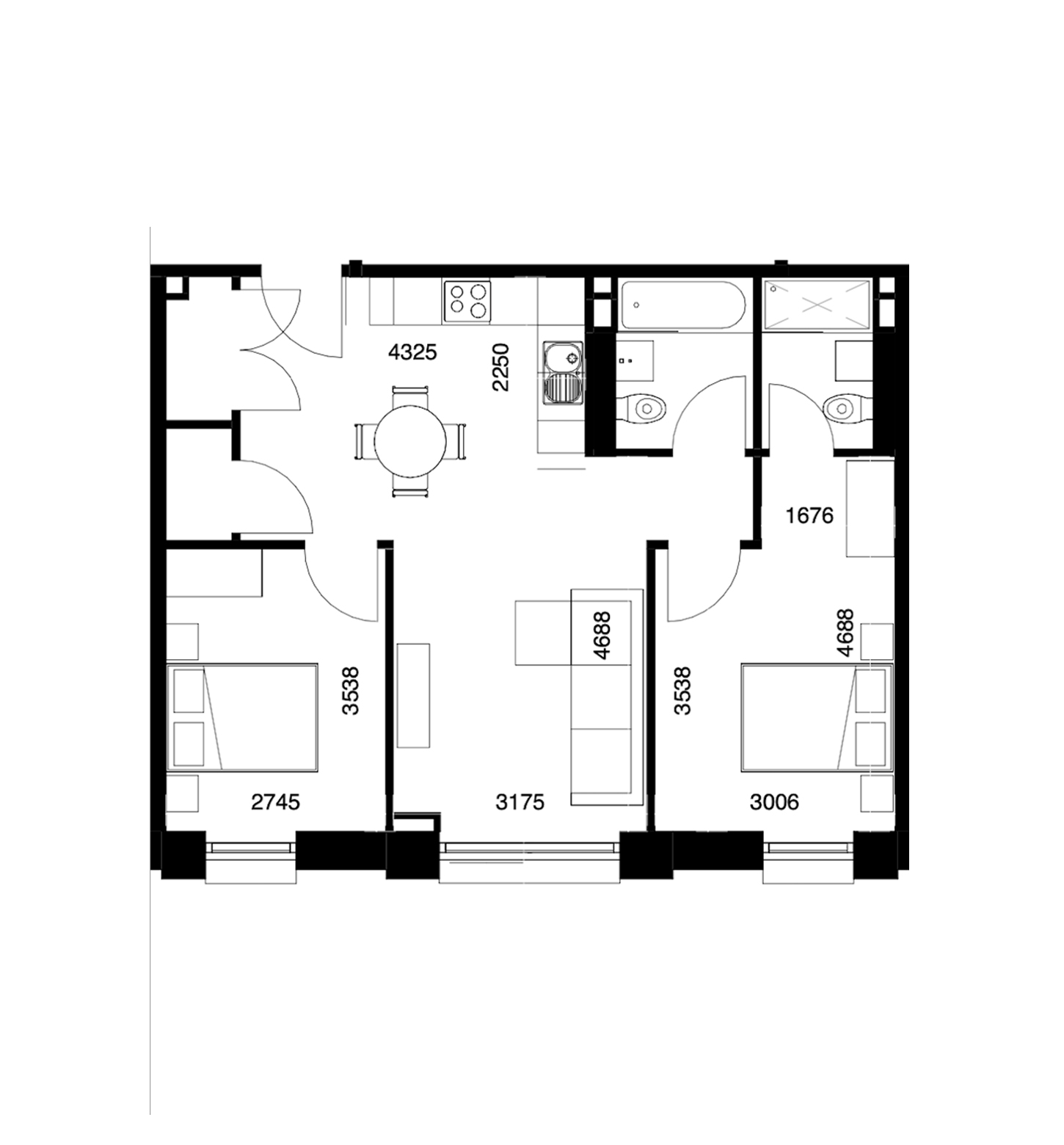 Two Bed