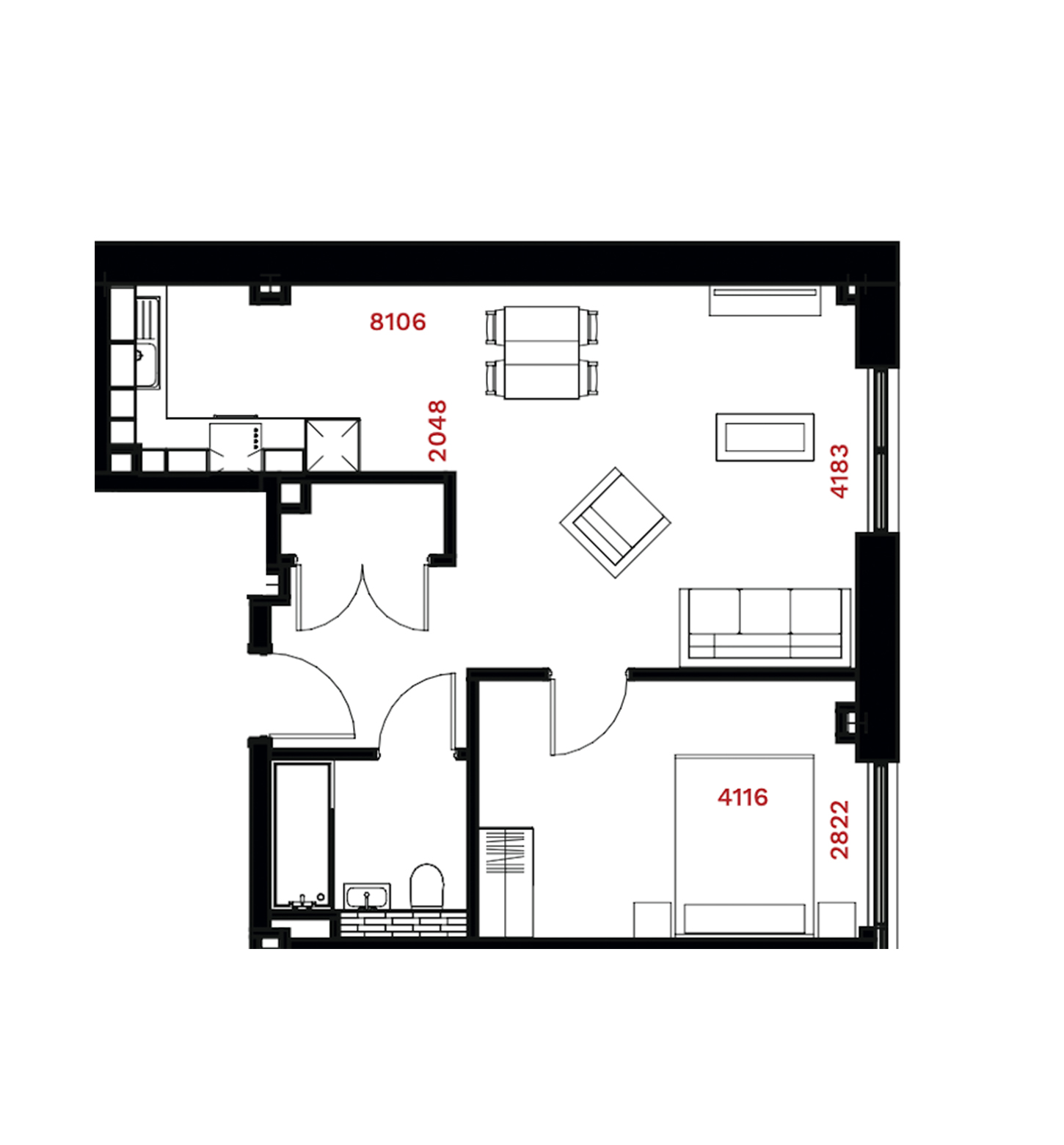 One Bed